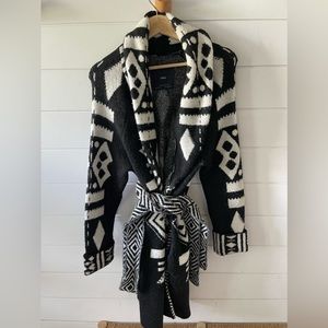 Zara knit sweater coat
